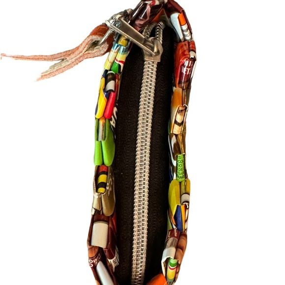 Nahui Ollin candy wrapper small wristlet - Picture 5 of 9